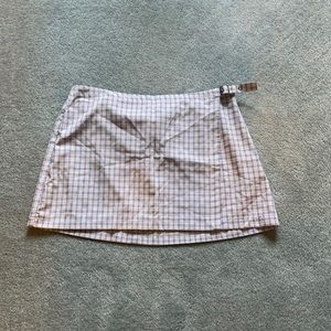 Blue and white skirt